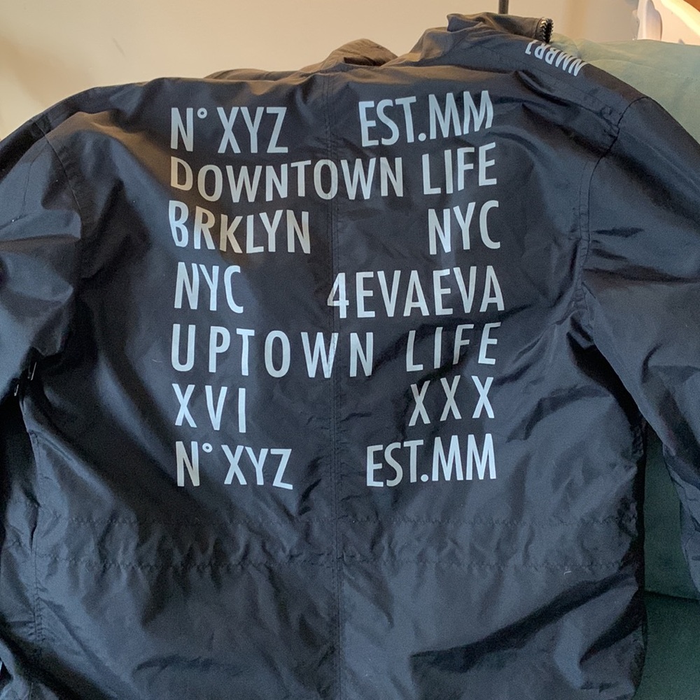 Coordinate Cities Long Windbreaker